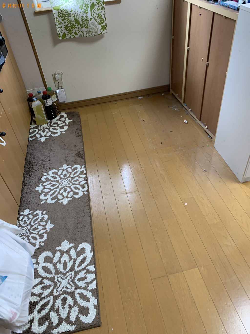 【岩見沢市】遺品整理に伴いガスコンロ、食器棚、ドレッサーの回収・処分ご依頼