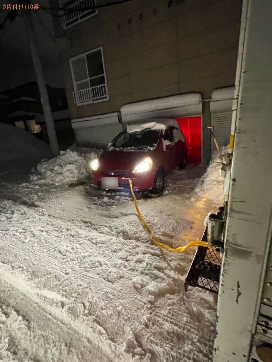 【札幌市西区】駐車場の除雪作業ご依頼　お客様の声