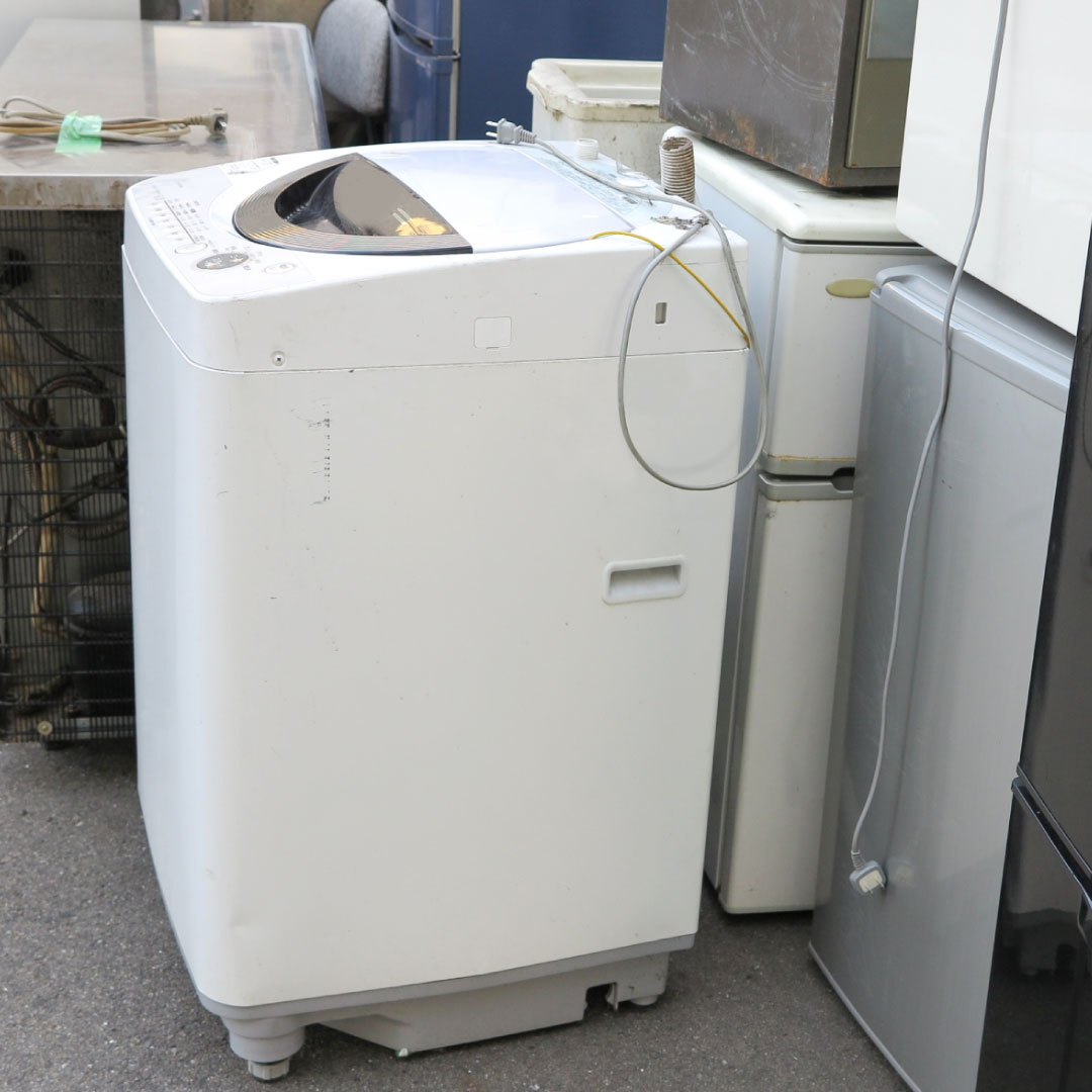 洗濯機札幌白石区自宅マンションまで引取りにきてくれる方限定 北海道(札幌,旭川,函館)洗濯機引取り回収処分サービス