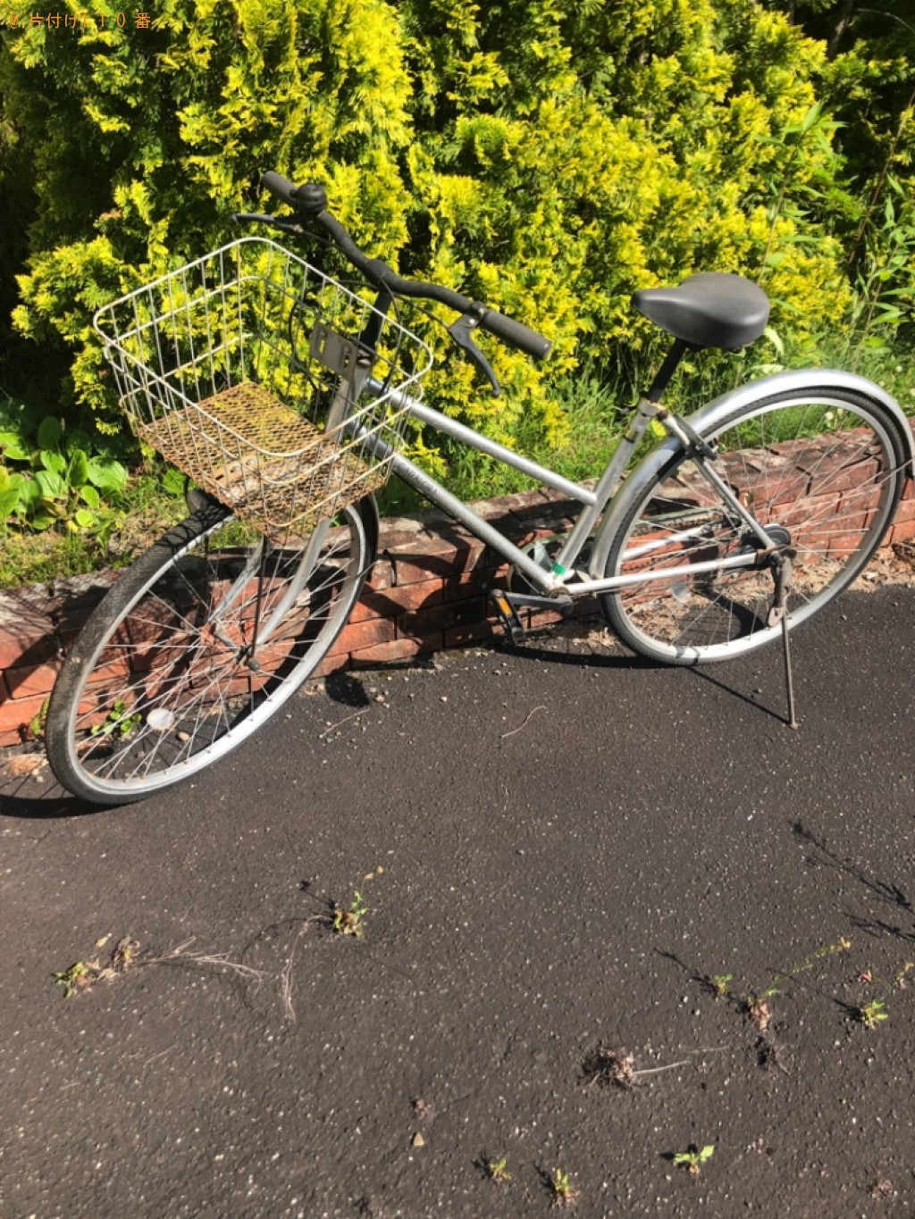 【苫小牧市新開町】シングルベッド、カーペット、自転車等の回収