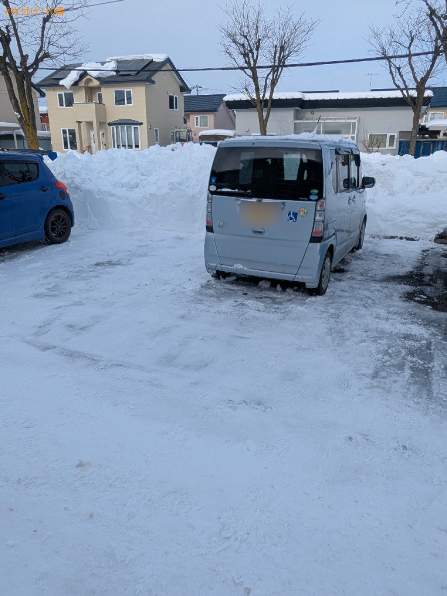 【河西郡芽室町】雪かき作業ご依頼　お客様の声