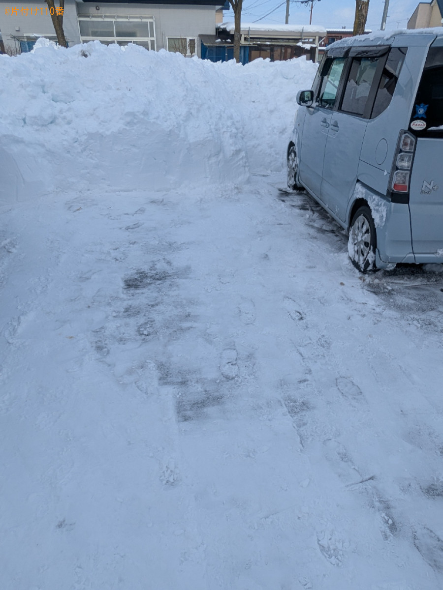 【河西郡芽室町】雪かき作業ご依頼　お客様の声