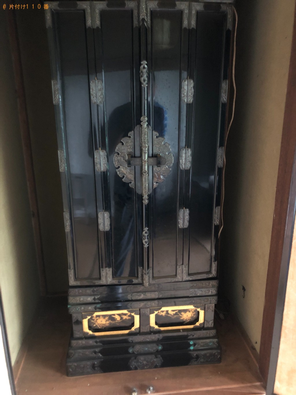 【恵庭市】仏壇、仏具、神棚等の回収・処分ご依頼　お客様の声