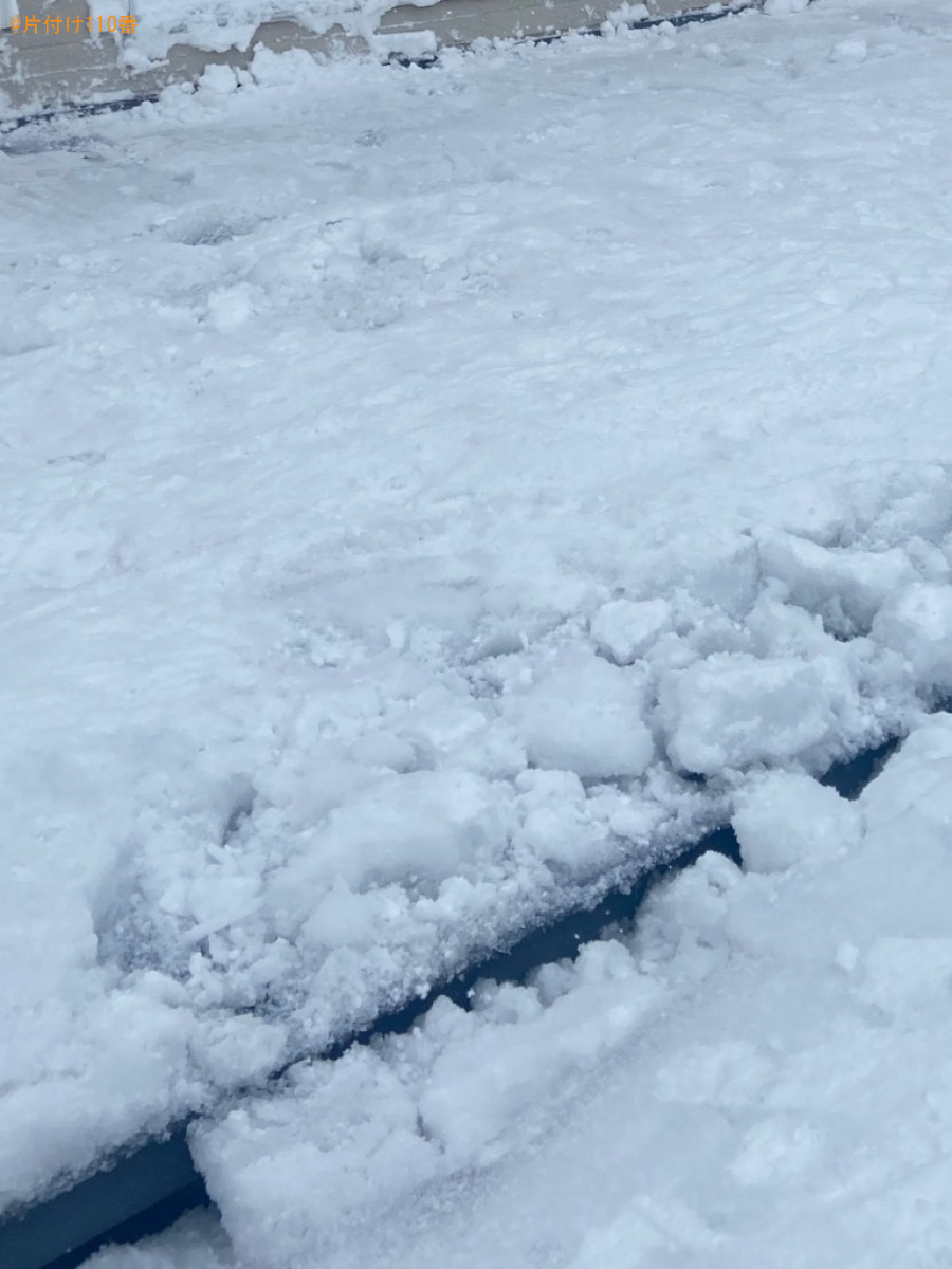 屋根の雪下ろし作業ご依頼　お客様の声