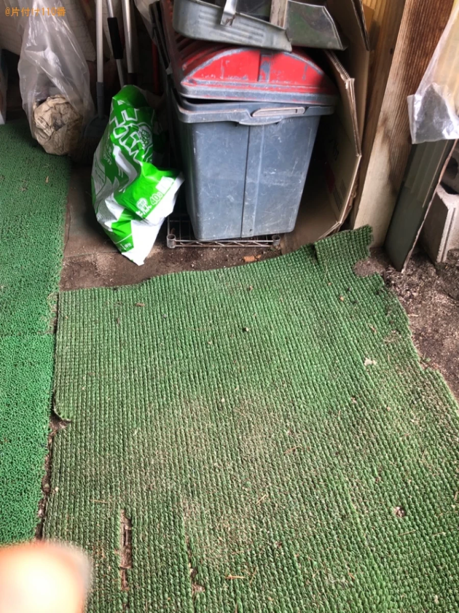 マッサージチェア、テレビ、ガスコンロ、カラーボックス等の回収