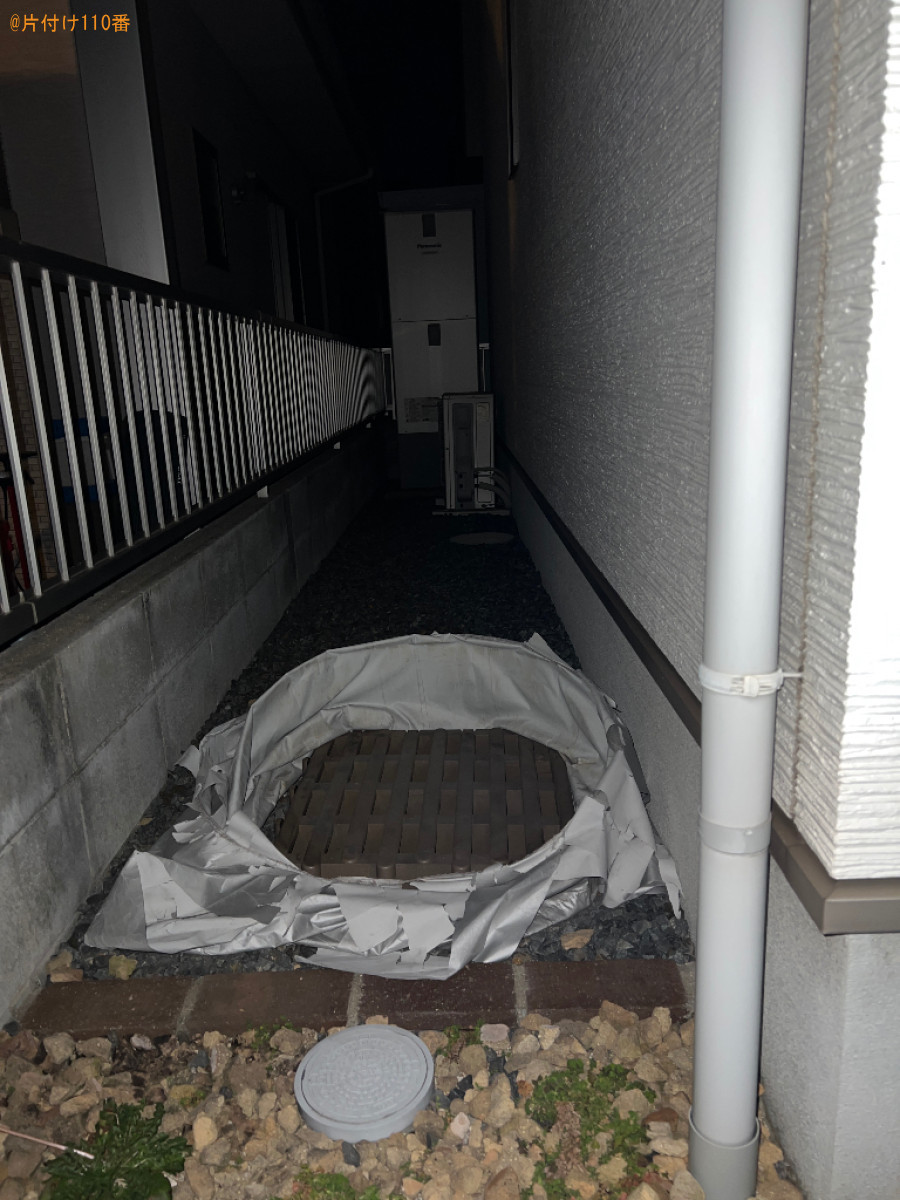 マットレス付きダブルベッド、電子ピアノ、タイヤ等の回収・処分